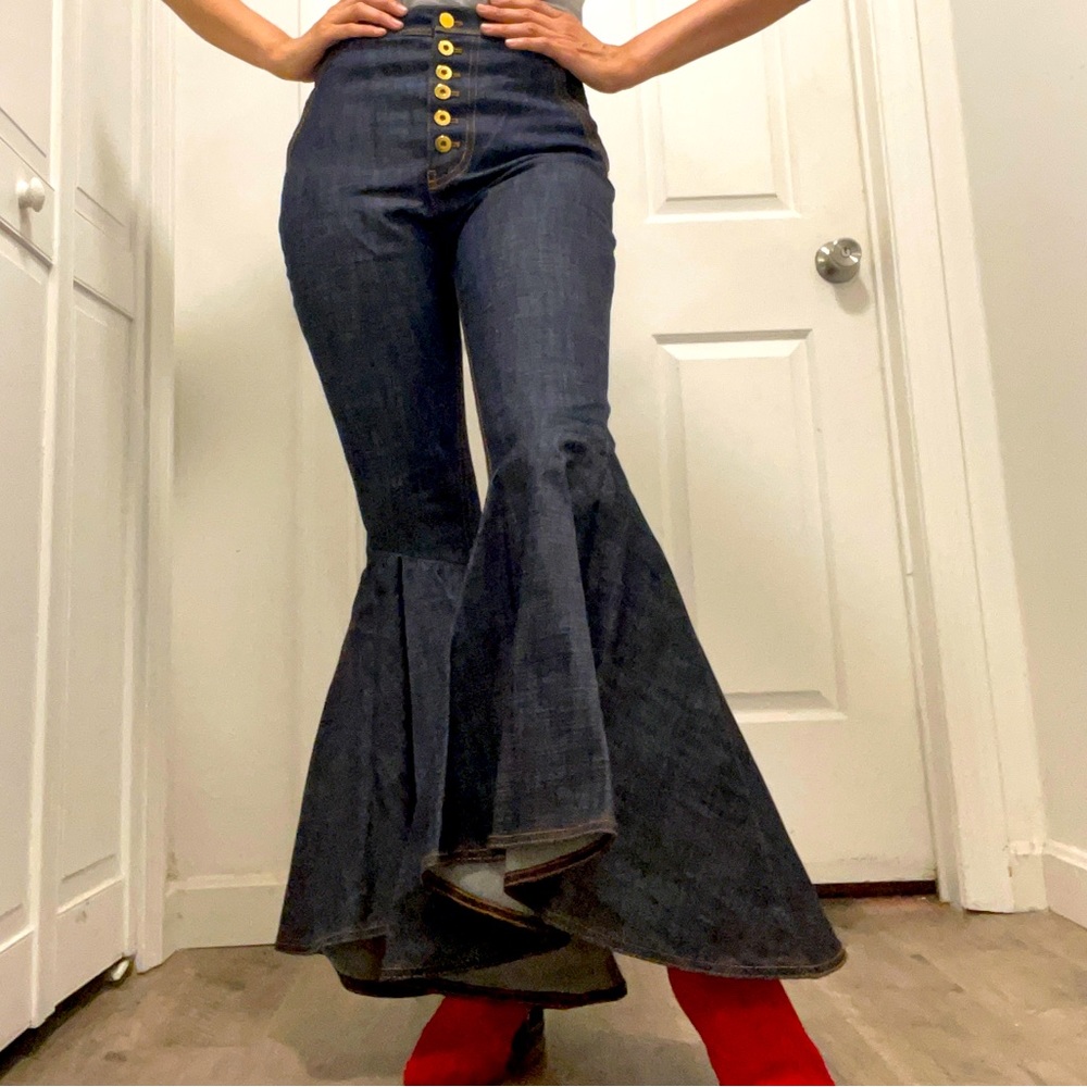 Ellery flare jeans.
